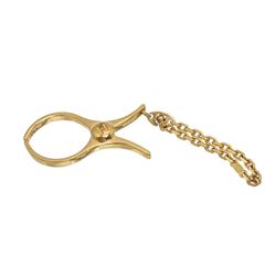 Hermes Gold Plated Filou Glove Clip