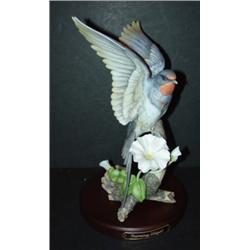 PORCELAIN BIRD STATUETTE