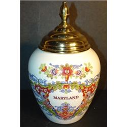 DELFT COVERED CANISTER