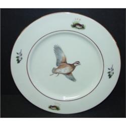 PR. OF GAME BIRD DECORATED PLATES