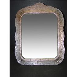 VERY ORNATE SILVER PLATE PICTURE FRAME