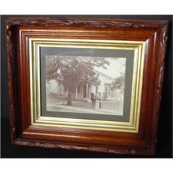WALNUT SHADOWBOX PICTURE FRAME