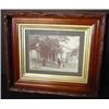 Image 1 : WALNUT SHADOWBOX PICTURE FRAME