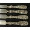 Image 2 : SET OF 4 STIEFF STERLING SILVER DINNER KNIVES