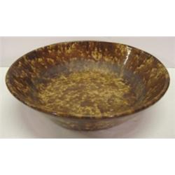 LG. BROWN SPONGEWARE BOWL
