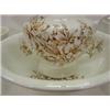 Image 4 : 7 PC. FLORAL DEC. WASHBOWL SET