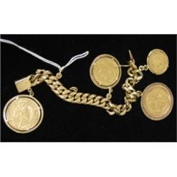 GOLD COIN BRACELET