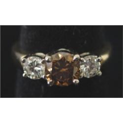 YELLOW GOLD DIAMOND RING