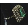 Image 3 : YELLOW GOLD EMERALD & DIAMOND RING