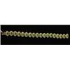 Image 1 : YELLOW GOLD EMERALD & DIAMOND BRACELET