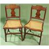 Image 1 : PAIR OF TIGER MAPLE CHAIRS
