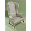 Image 1 : QUEEN ANNE STYLE LEATHER CHAIR