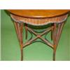 Image 3 : HEYWOOD WAKEFIELD WICKER TABLE