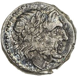 ROMAN REPUBLIC: Anonymous, before 211 BC, AR victoriatus (3.39g), Rome. EF