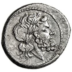 ROMAN REPUBLIC: Anonymous, before 211 BC, AR victoriatus (3.00g), Rome. VF-EF