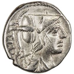 ROMAN REPUBLIC: Ti. Veturius, 137 BC, AR denarius (3.82g), Rome. VF
