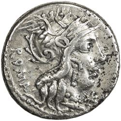 ROMAN REPUBLIC: M. Calicus, Q. Caecilius Metellus & Cn. Fulvius, 117-116 BC, AR denarius (3.77g), Ro