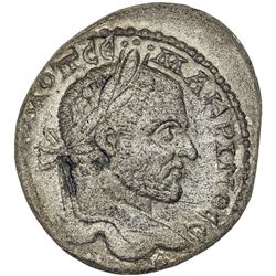 ROMAN EMPIRE: Macrinus, 217-218 AD, BI tetradrachm (12.74g), Emesa. VF-EF