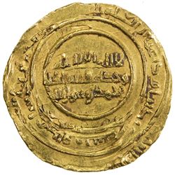 ZIRID OF QAYRAWAN: al-Mu'izz b. Badis, 1016-1062, AV dinar (4.01g), al-Qayrawan, AH441. VF