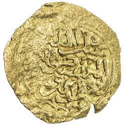 MERINID: Abu Faris 'Abd al-'Aziz II, 1393-1396, AV 1/4 dinar (1.16g), Sijilmasa, ND. F-VF