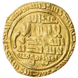 FATIMID: al-Mahdi, 909-934, AV dinar (4.06g), NM, AH327. VF