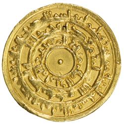 FATIMID: al-Mu'izz, 953-975, AV dinar (4.14g), Misr, AH361. EF