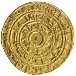 FATIMID: al-Mu'izz, 953-975, AV dinar (4.21g), Misr, AH363. EF