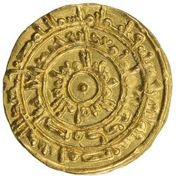 FATIMID: al-Mu'izz, 953-975, AV dinar (4.18g), Misr, AH364. EF