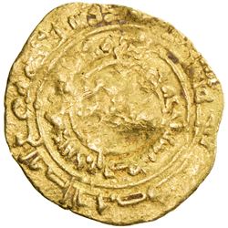 FATIMID: al-Mu'izz, 953-975, AV 1/4 dinar (1.02g), Siqilliya, AH(3)51. F-VF