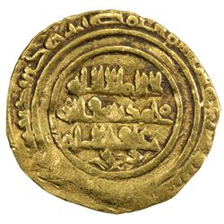 FATIMID: al-Hakim, 996-1021, AV 1/4 dinar (0.94g) (Siqilliya), AH399. VF