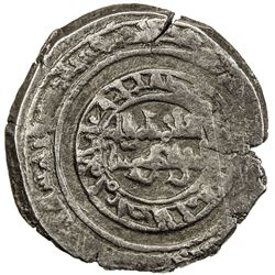 FATIMID: al-Hakim, 996-1021, AR dirham (2.84g), al-Mansuriya, DM. VF