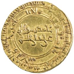 FATIMID: al-Zahir, 1021-1036, AV dinar (4.38g), Barqa, AH416, A-714.1, Nicol-1549, VF-EF