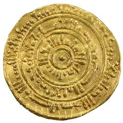 FATIMID: al-Mustansir, 1036-1094, AV dinar (3.67g), al-Iskandariya, AH465. VF