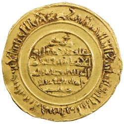 FATIMID: al-Mustansir, 1036-1094, AV dinar (4.24g), al-Iskandariya, AH485. EF