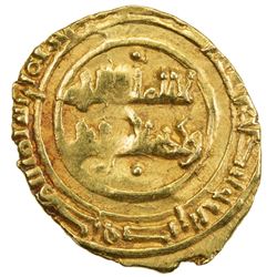 FATIMID: al-Mustansir, 1036-1094, AV 1/4 dinar (0.96g), Siqilliya, AH432. EF