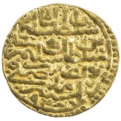 OTTOMAN EMPIRE: Suleyman I, 1520-1566, AV sultani (3.36g), Amid, AH926. VF