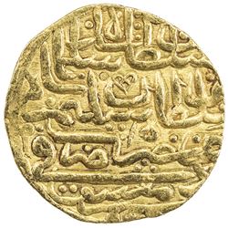 OTTOMAN EMPIRE: Suleyman I, 1520-1566, AV sultani (3.45g), Dimashq, AH926. VF