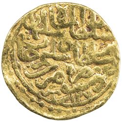 OTTOMAN EMPIRE: Suleyman I, 1520-1566, AV sultani (3.26g), Dimashq, AH927. F-VF