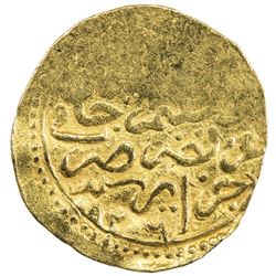 OTTOMAN EMPIRE: Suleyman I, 1520-1566, AV sultani (3.46g), Jaza'ir (Algiers), AH926. VF-EF