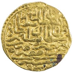 OTTOMAN EMPIRE: Suleyman I, 1520-1566, AV sultani (3.48g), Misr, AH932. VF