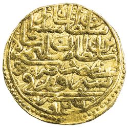 OTTOMAN EMPIRE: Suleyman I, 1520-1566, AV sultani (3.51g), Siroz, AH926. VF