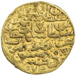 OTTOMAN EMPIRE: Selim II, 1566-1574, AV sultani (3.43g), Dimashq, AH974. VF