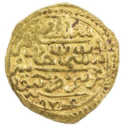 OTTOMAN EMPIRE: Selim II, 1566-1574, AV sultani (3.49g), Tunis, AH974. VF
