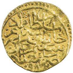 OTTOMAN EMPIRE: Murad III, 1574-1595, AV sultani (3.48g), Baghdad, AH982. VF