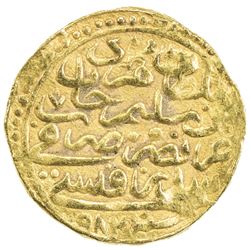 OTTOMAN EMPIRE: Murad III, 1574-1595, AV sultani (3.42g), Sidre Qapsi, AH982. VF-EF