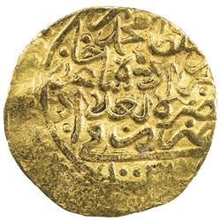 OTTOMAN EMPIRE: Mehmet III, 1595-1603, AV sultani (3.44g), Baghdad, AH1003. VF