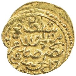OTTOMAN EMPIRE: Mehmet III, 1595-1603, AV sultani (3.48g), Jaza'ir (Algiers), AH1003. EF