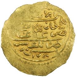OTTOMAN EMPIRE: Mehmet IV, 1648-1687, AV sultani (3.39g), Tarabulus Gharb (Tripoli), AH"178" (for 10