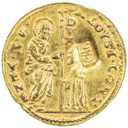 OTTOMAN EMPIRE: Suleyman II, 1687-1691, AV zecchino (3.47g), NM, ND (1688-1691)