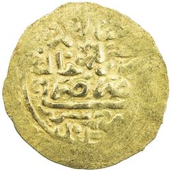 EGYPT: Ahmed II, 1691-1695, AV sherifi altin (3.45g), Misr, AH1102. VF-EF